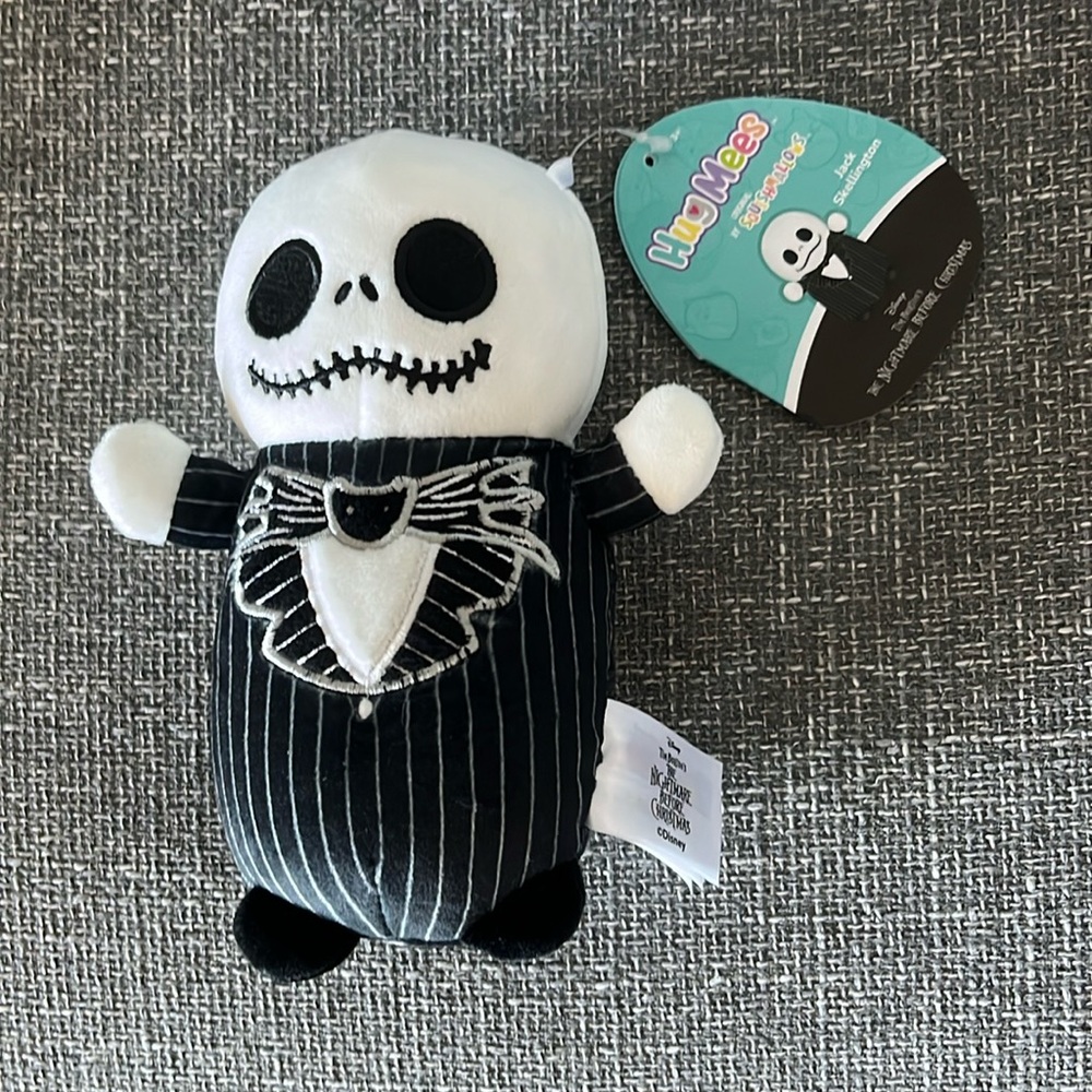NWT Squishmallows Hug Mees 6" Nightmare Before Christmas Jack Skellington Plush